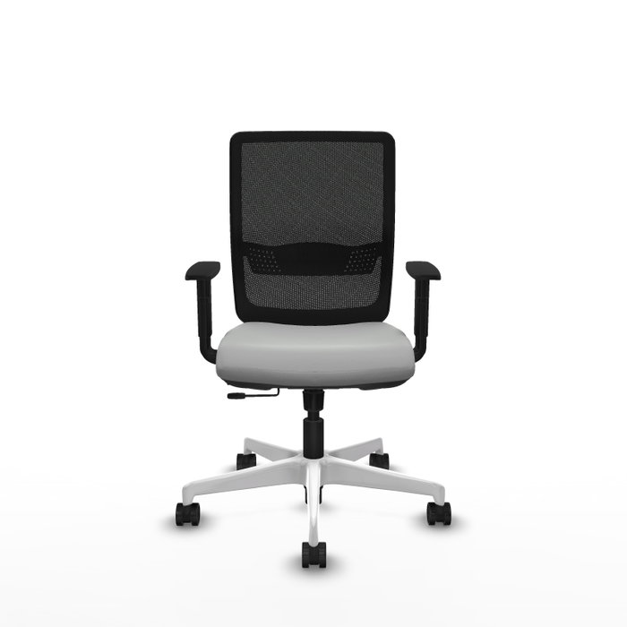 PIQUERAS Y CRESPO Silla de oficina Haches Gris claro y Negro PIQUERAS Y CRESPO Silla de oficina Haches Gris claro y Negro