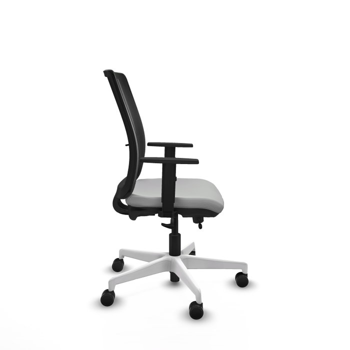PIQUERAS Y CRESPO Silla de oficina Haches Gris claro y Negro PIQUERAS Y CRESPO Silla de oficina Haches Gris claro y Negro