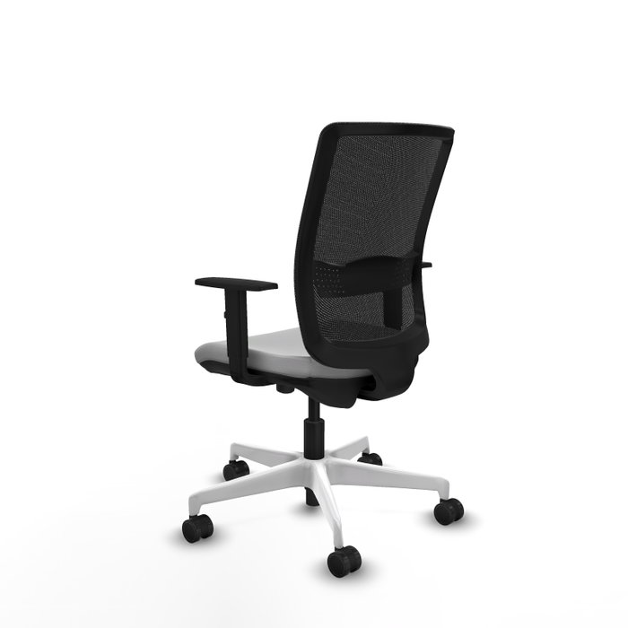 PIQUERAS Y CRESPO Silla de oficina Haches Gris claro y Negro PIQUERAS Y CRESPO Silla de oficina Haches Gris claro y Negro