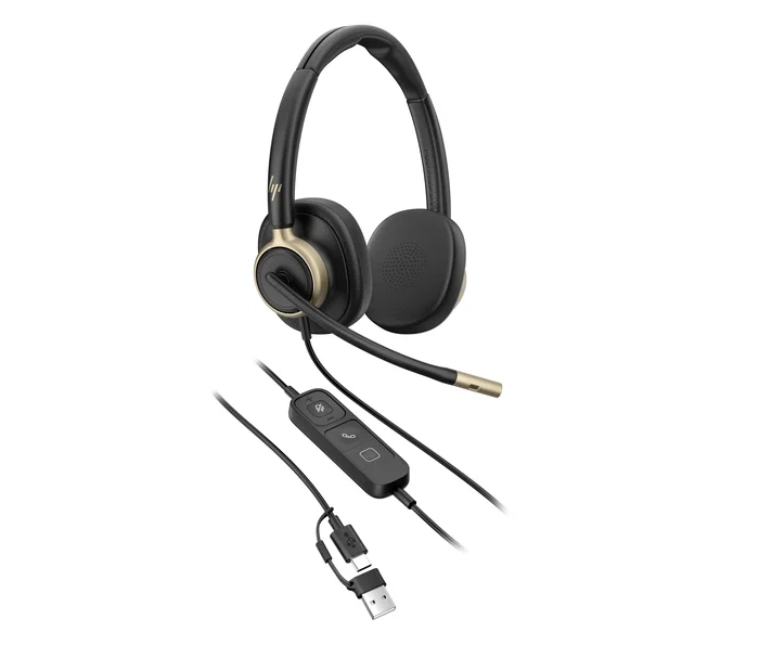 Poly HP Poly Mission 825 Negro