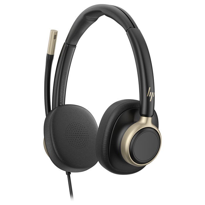 Poly HP Mission 825 Stereo USB Negro Poly HP Mission 825 Stereo USB Negro