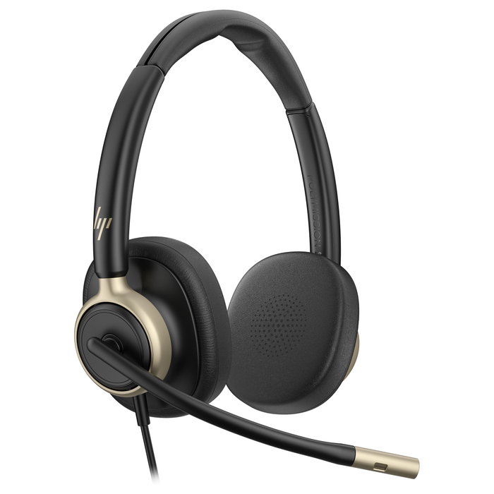 Poly HP Mission 825 Stereo USB Negro Poly HP Mission 825 Stereo USB Negro