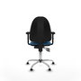 PIQUERAS Y CRESPO Silla de oficina Aýna Azul claro con Base cromada