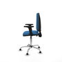PIQUERAS Y CRESPO Silla de oficina Aýna Azul claro con Base cromada
