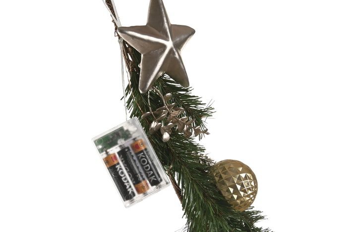 DKD Home Decor Guirnalda LED Verde y Dorado con 40 LEDs DKD Home Decor Guirnalda LED Verde y Dorado con 40 LEDs