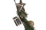DKD Home Decor Guirnalda LED Verde y Dorado con 40 LEDs