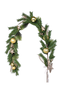 DKD Home Decor Guirnalda LED Verde y Dorado con 40 LEDs