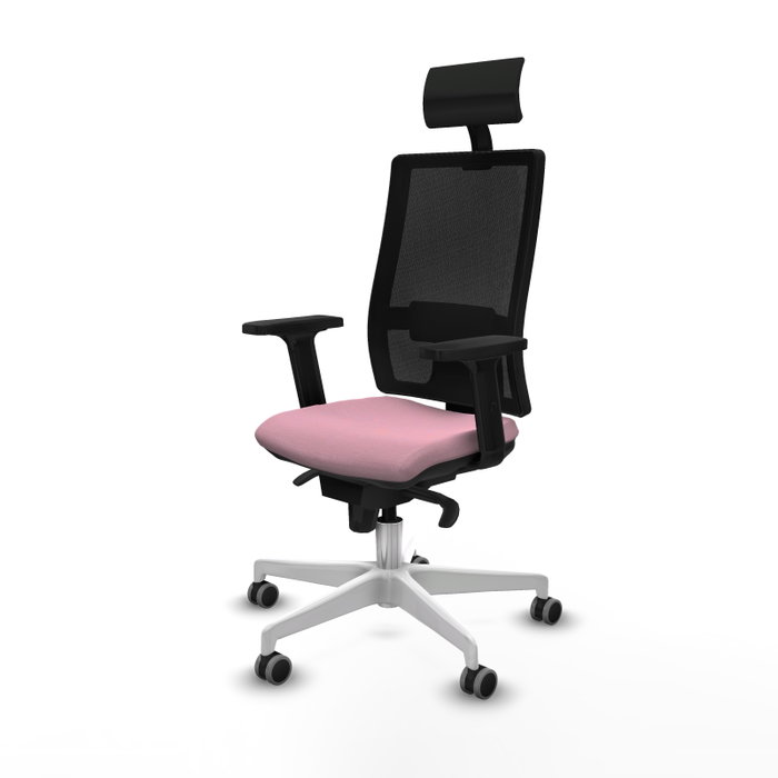 PIQUERAS Y CRESPO Silla de oficina Horna Rosa con Mecanismo Sincro PIQUERAS Y CRESPO Silla de oficina Horna Rosa con Mecanismo Sincro
