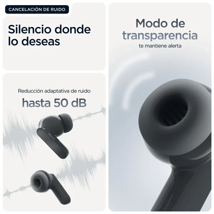 Motorola Moto Buds Bass Dark Shadow