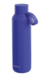 QUOKKA Botella Termo Acero Inoxidable 630ml con Colgador, Color Dusk Blue