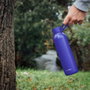 QUOKKA Botella Termo Acero Inoxidable 630ml con Colgador, Color Dusk Blue