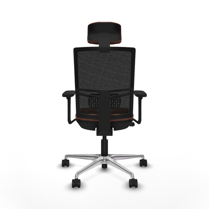 PIQUERAS Y CRESPO Silla de oficina Yunquera con mecanismo Sincro/Traslack, Marrón y Negro PIQUERAS Y CRESPO Silla de oficina Yunquera con mecanismo Sincro/Traslack, Marrón y Negro