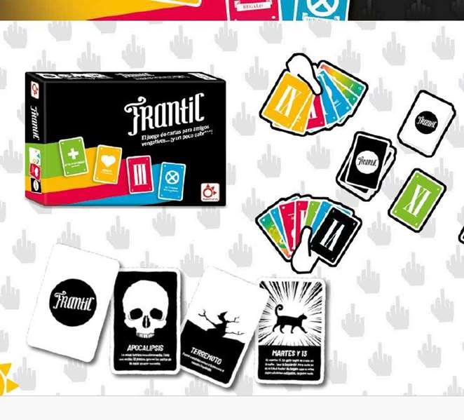 Mercurio Juego Frantic Juego de Cartas Español para 12+ Años Mercurio Juego Frantic Juego de Cartas Español para 12+ Años