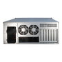 Inter-Tech IPC 4U-4410 Chasis Servidor Rack Negro Acero