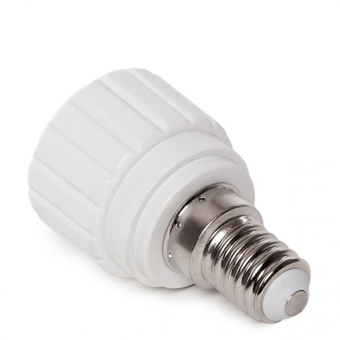 Adaptador de Casquillo E14 a GU10 Adaptador de Casquillo E14 a GU10