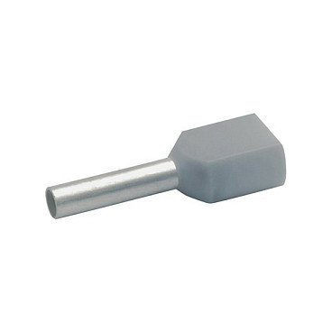 Klauke 8708 Terminales de 0,75 mm², Gris, 1000 unidades Klauke 8708 Terminales de 0,75 mm², Gris, 1000 unidades
