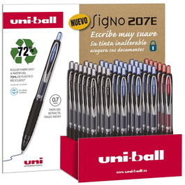Roller Gel Rt. Uni-Ball Signo 207 Eco 0,7 (Umn-207E) Expositor De 36
