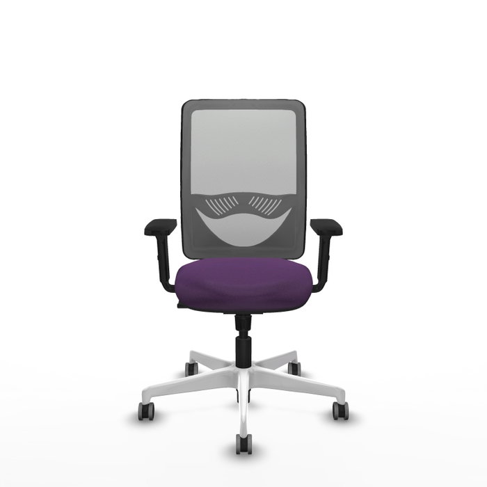 PIQUERAS Y CRESPO Silla de oficina Zulema con mecanismo Sincro, Morado y Gris PIQUERAS Y CRESPO Silla de oficina Zulema con mecanismo Sincro, Morado y Gris