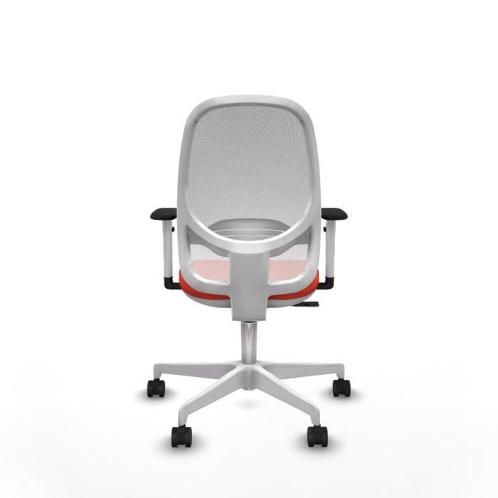 PIQUERAS Y CRESPO Silla de oficina Cilanco Naranja oscuro y Blanco