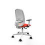 PIQUERAS Y CRESPO Silla de oficina Cilanco Naranja oscuro y Blanco