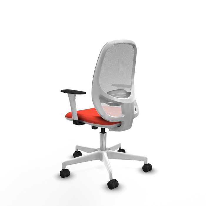 PIQUERAS Y CRESPO Silla de oficina Cilanco Naranja oscuro y Blanco