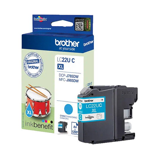 Brother LC22UC Cartucho de Tinta Cian