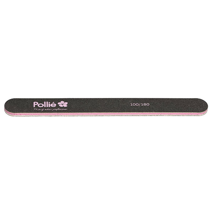 POLLIE Lima Recta Negra Grano 100/180 19x178mm con Bolsa POLLIE Lima Recta Negra Grano 100/180 19x178mm con Bolsa