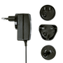 Lindy Adaptador de Corriente 73824, Interior, Negro