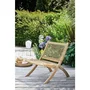 Proloisirs Sillón de jardín plegable Sila Natural - Acacia con certificación FSC