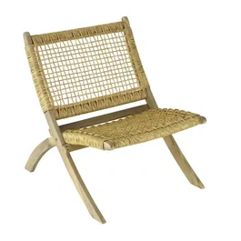 Proloisirs Sillón de jardín plegable Sila Natural - Acacia con certificación FSC