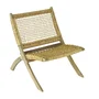 Proloisirs Sillón de jardín plegable Sila Natural - Acacia con certificación FSC
