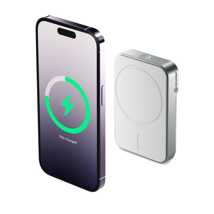 Alogic Matrix Universal Magnetic MagSafe Powerbank 5000mAh Blanco Alogic Matrix Universal Magnetic MagSafe Powerbank 5000mAh Blanco