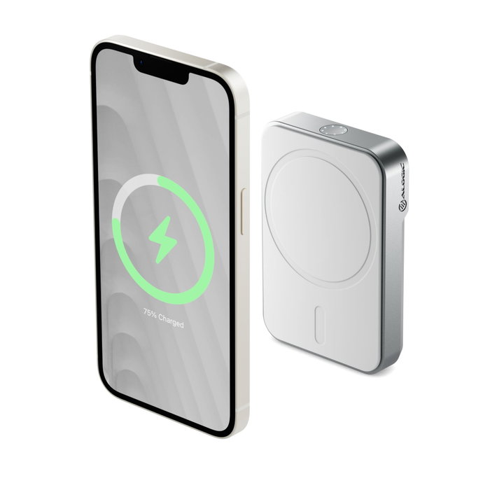 Alogic Matrix Universal Magnetic MagSafe Powerbank 5000mAh Blanco Alogic Matrix Universal Magnetic MagSafe Powerbank 5000mAh Blanco