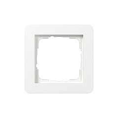 Gira 0211150 Marco Embellecedor 1 Módulo E1 Blanco Mate Plástico