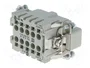 HARTING Han® ES Conector de plantilla de contacto macho 10+PE