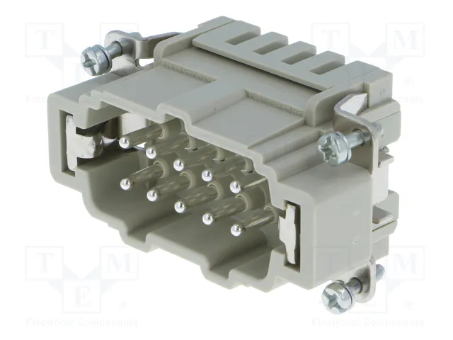 HARTING Han® ES Conector de plantilla de contacto macho 10+PE HARTING Han® ES Conector de plantilla de contacto macho 10+PE
