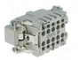HARTING Han® ES Conector de plantilla de contacto macho 10+PE