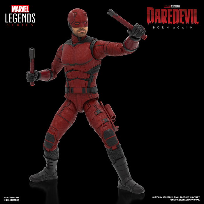 Hasbro Figura Daredevil Born Again Marvel Legends 15cm Articulada con Accesorios