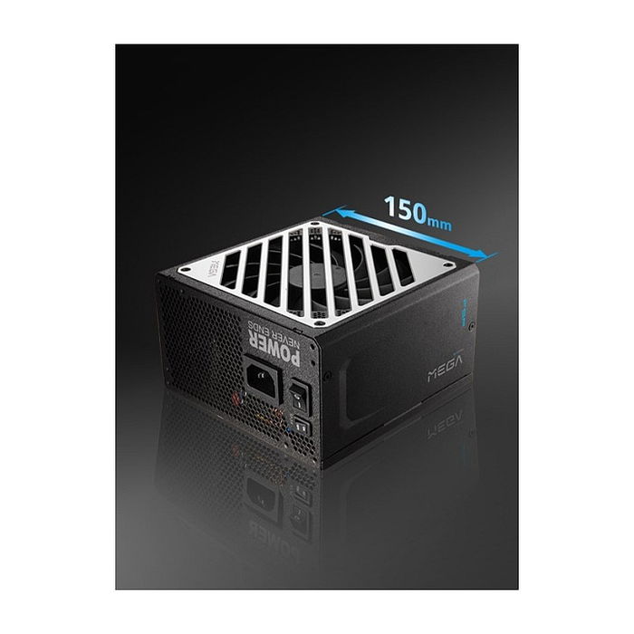 FSP MEGA GM 1200W Fuente de Alimentación ATX 3.1, 80 Plus Gold, 1200 W, Totalmente Modular, Negro, 150 x 150 x 86 mm