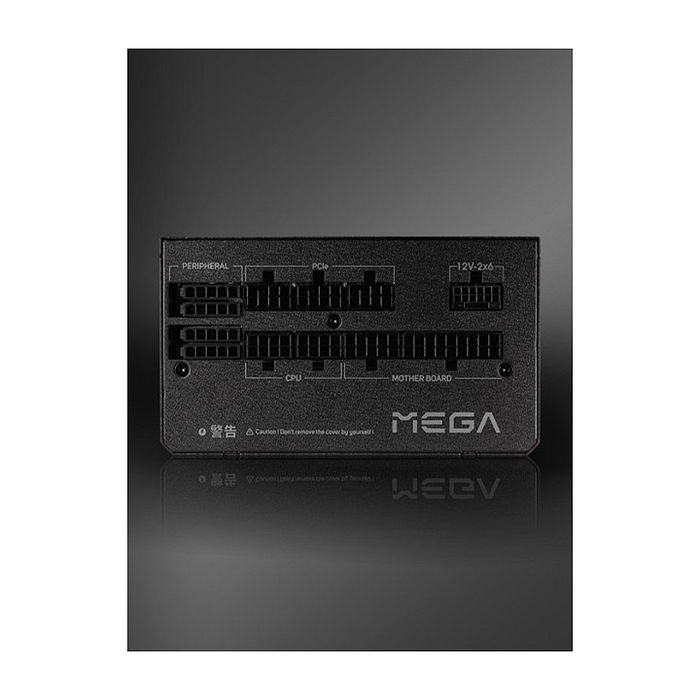 FSP MEGA GM 1200W Fuente de Alimentación ATX 3.1, 80 Plus Gold, 1200 W, Totalmente Modular, Negro, 150 x 150 x 86 mm