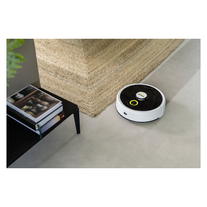 Kärcher Robot aspirador y fregasuelos RCF 3, Negro, Navegación LiDAR, 120 min autonomía