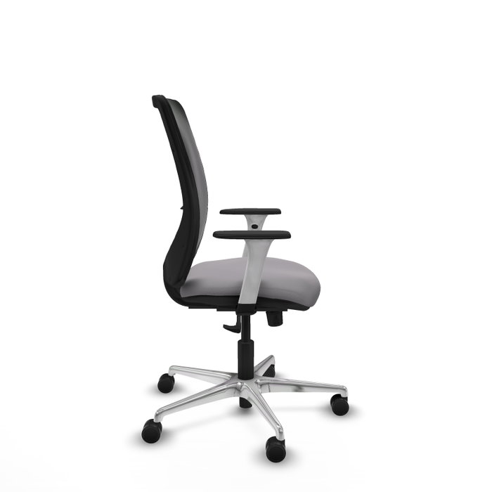 PIQUERAS Y CRESPO Silla de oficina Zulema Gris y Negro con mecanismo Sincro