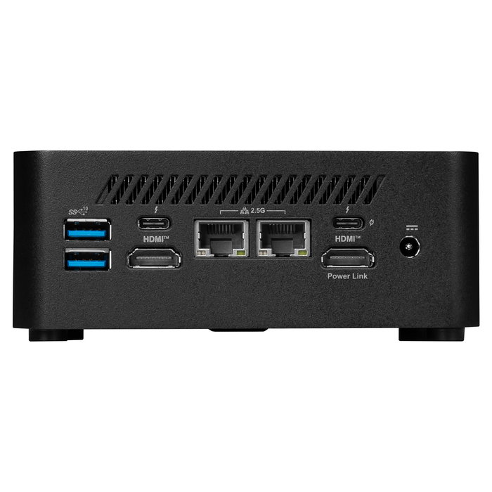MSI Cubi NUC Mini PC 1MG-024XDE con Intel Core 3 100U, 8GB RAM DDR5, 256GB SSD NVMe M.2, Wi-Fi 6E, Thunderbolt 4, montaje VESA