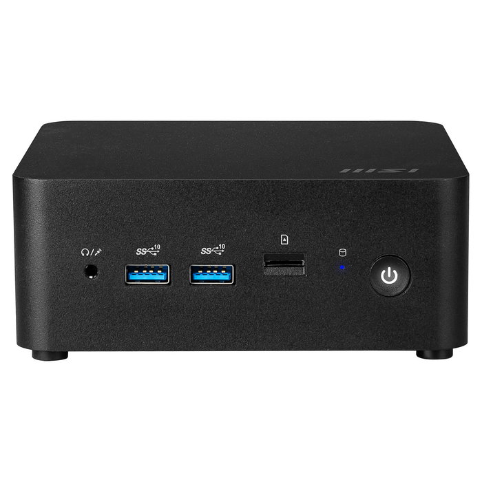 MSI Cubi NUC Mini PC 1MG-024XDE con Intel Core 3 100U, 8GB RAM DDR5, 256GB SSD NVMe M.2, Wi-Fi 6E, Thunderbolt 4, montaje VESA