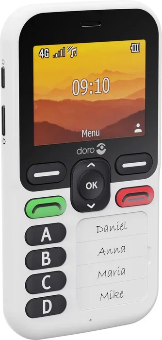 Doro Leva X10 4G Negro, Blanco