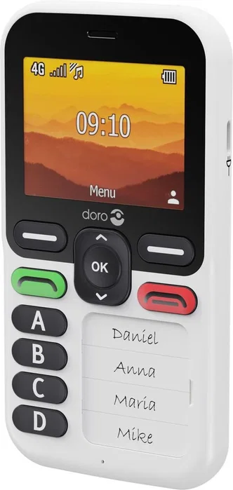 Doro Leva X10 4G Negro, Blanco