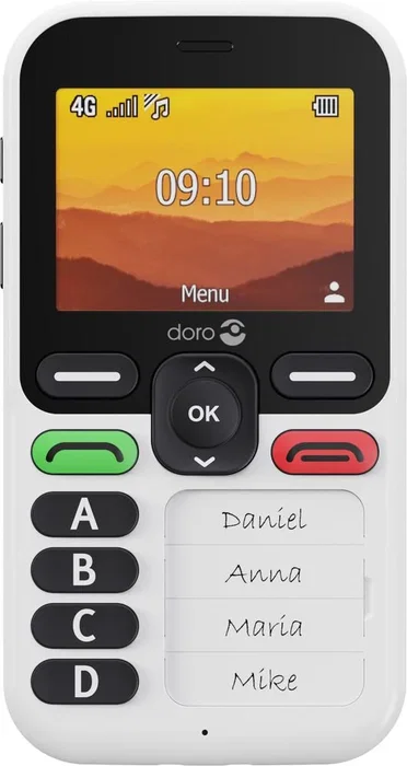Doro Leva X10 4G Negro, Blanco