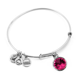 Alex And Ani Pulsera Rosa Brillante Ajustable A12EB249RS