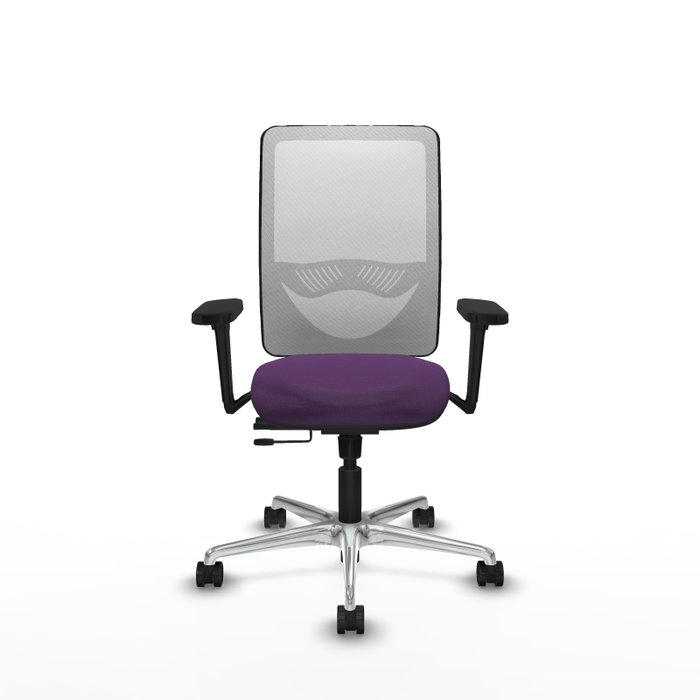 PIQUERAS Y CRESPO Silla de oficina Zulema con mecanismo Sincro/Traslack, Morado y Blanco PIQUERAS Y CRESPO Silla de oficina Zulema con mecanismo Sincro/Traslack, Morado y Blanco