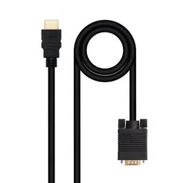 Nano Cable 10.15.4348 Cable Conversor HDMI Macho a VGA Macho Negro 1.8m